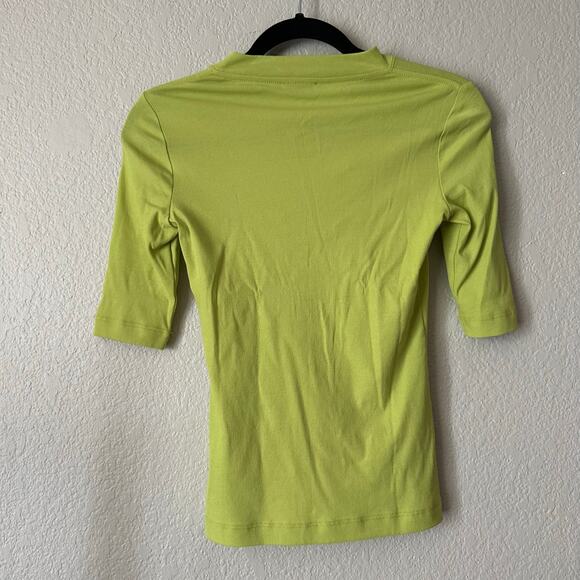 Rosetta Getty Crewneck Cotton T-shirt In Apple Size Small - Picture 8 of 8